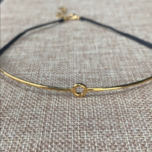 Stella & Dot Gold and Black Choker - Picture 2 of 7